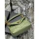 [In stock in secondsAvocado Green with Gold Buckle-               _ quilted lambskin bag, 100% lambskin production, soft and delicate feel, as if embracing the clouds   like feeling; classic Y family logo, chain and grom