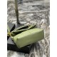 [In stock in secondsAvocado Green with Gold Buckle-               _ quilted lambskin bag, 100% lambskin production, soft and delicate feel, as if embracing the clouds   like feeling; classic Y family logo, chain and grom