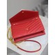 Red Gold Button Caviar_woc small size envelope bag is coming, when it comes to envelope bag, this one from Y family must have the name! The whole bag is made of Italian cowhide leather, with a three-dimensional shape and