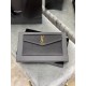 [In-stock SecondsUptown_New Clutch BagThe most classic iconic metal logo, imported Italian cowhide, simple and no loss of high-end, with casual style or lady style or suit can hold, go out with a hand on the ok ~ [with b