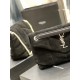 [In stock in secondsBlack silver buckle frosted model-            Size 29x17x11cmModel 577476