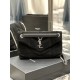 [In stock in secondsBlack silver buckle frosted model-            Size 29x17x11cmModel 577476