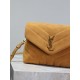 Loulou 20cm-Earth Yellow FrostedY family classic explosive models! The most practical and versatile, imported Italian cowhide leather carefully crafted, feel great! The bag is ultra-lightweight, not the slightest sense o