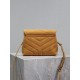 Loulou 20cm-Earth Yellow FrostedY family classic explosive models! The most practical and versatile, imported Italian cowhide leather carefully crafted, feel great! The bag is ultra-lightweight, not the slightest sense o