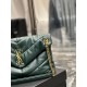 [In stock in secondsDark Green with Gold Buckles-               _ quilted lambskin bag, 100% lambskin production, soft and delicate feel, as if embracing the clouds   like feeling; classic Y family logo, chain and gromme