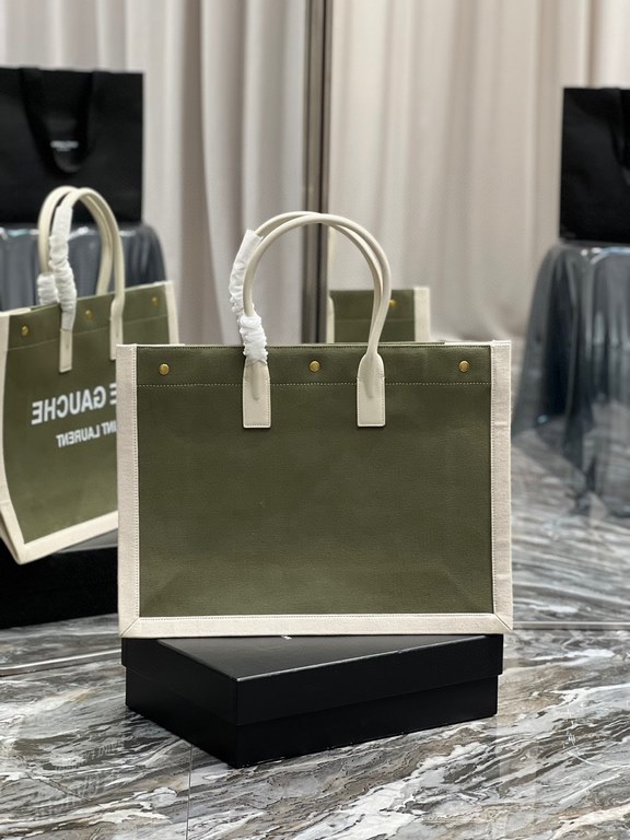 [Spot seconds to send]Rive Gauche Tote Bag, left bank shopping bag  , from custom linen material to hardware in to silk screen, every detail I demand perfection! zp purchased open mold customization, seriously, this is t