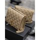 Becky_25cm Almond#Becky Diamond Quilted Lambskin Chain BagThis is one of the most popular bags in the Love at First Sight collection! The diamond-shaped quilted pattern exudes a diamond-like glamor! The gold Y logo stand