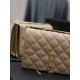 Becky_25cm Almond#Becky Diamond Quilted Lambskin Chain BagThis is one of the most popular bags in the Love at First Sight collection! The diamond-shaped quilted pattern exudes a diamond-like glamor! The gold Y logo stand