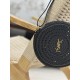 straw woven bag fast fallRound cake woven bag to la ~Full of artistic atmosphere , Raffia grass weaving is very solid, super texture, French lazy wind, daily with private clothes will not be wrong single product, importe