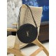 straw woven bag fast fallRound cake woven bag to la ~Full of artistic atmosphere , Raffia grass weaving is very solid, super texture, French lazy wind, daily with private clothes will not be wrong single product, importe