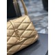 [In stock in secondsLimited color scheme Golden lambskin_LE 57 series quilted underarm bag, these days without an underarm bag are embarrassed to say they are a hipster, right The whole bag is made of diamond pattern qui