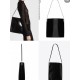 Minimalist underarm bag. Very cool.It's a great way to show off a woman's bold and confident style.