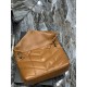 [In stock in seconds]Caramel with Gold Buckle-               _ quilted lambskin bag, 100% lambskin production, soft and delicate feel, as if embracing the clouds   like feeling; classic Y family logo, chain and grommet h