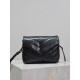 Loulou 20cm-Black with Black BuckleY family classic explosive models! The most practical and versatile, imported Italian cowhide leather carefully crafted, feel great! The bag is ultra-light weight, no sense of burden, c