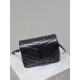 Loulou 20cm-Black with Black BuckleY family classic explosive models! The most practical and versatile, imported Italian cowhide leather carefully crafted, feel great! The bag is ultra-light weight, no sense of burden, c