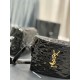 [In stock in seconds]JUNE quilted patent leather with sheepskin box bag _The use of front flap, shaped barrel design, handmade extremely complex, the new design of the L letter up and down half of the open buckle, comple