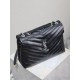 Loulou 32cm-Black with Silver BuckleY family classic explosive models! The most practical and versatile, imported Italian cowhide leather carefully crafted, feel great! The bag is ultra-light weight, no sense of burden, 