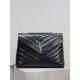 Loulou 32cm-Black with Silver BuckleY family classic explosive models! The most practical and versatile, imported Italian cowhide leather carefully crafted, feel great! The bag is ultra-light weight, no sense of burden, 