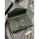 NEW】New ColorMONOGRAM_Crocodile Print Clutch BagWith removable wrist strap, premium glossy crocodile print cowhide embossed, 100% imported calf leather, grosgrain lining, flat pocket inside the bag! A must-have item when