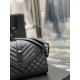 [In stock in seconds]#Envelope #Black with black buckleMedium grain embossed quilted leather envelope bagClassic is timeless, beautiful out of the sky V grain quilted diamond caviar pattern, Italian cowhide with eye-catc