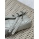 White Silver Buckle-Double ChainThe Loulou Puffer mini_mini size double chain bag is here! The entire bag is crafted from soft Italian lambskin with Y's diagonal stripe quilting, featuring a softly textured front flap po