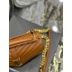 [In stock in seconds]#                     #Caramelized gold buckle sheepskin_Perpetual paragraph messenger bag, hot explosive models 24Cm, street photography talisman, many stars Hollywood goddesses preferred style, how