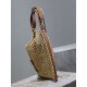 [Original] OXALIS_Woven Shoulder BagShopping BagFull of artistic atmosphere, raffia weaving is very solid, French lazy wind, smooth sense of shape, with a simple large logo High-end atmosphere And very photogenic Large c