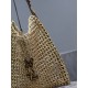 [Original] OXALIS_Woven Shoulder BagShopping BagFull of artistic atmosphere, raffia weaving is very solid, French lazy wind, smooth sense of shape, with a simple large logo High-end atmosphere And very photogenic Large c