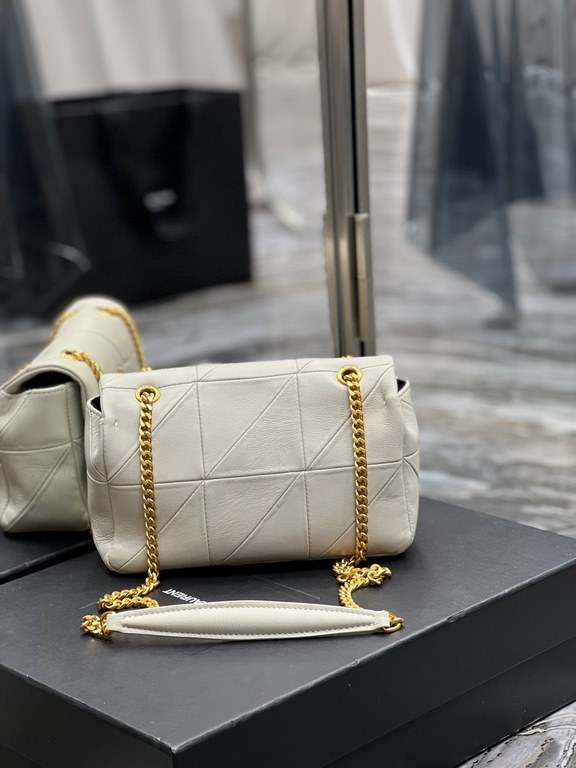 [In stock in seconds]JAMIE_Small 20cm splicing models, let you wait a long time! Spliced by imported sheepskin, the process is very complex, sheepskin texture on the hands of first-class praise! Shoulder crossbody can! V