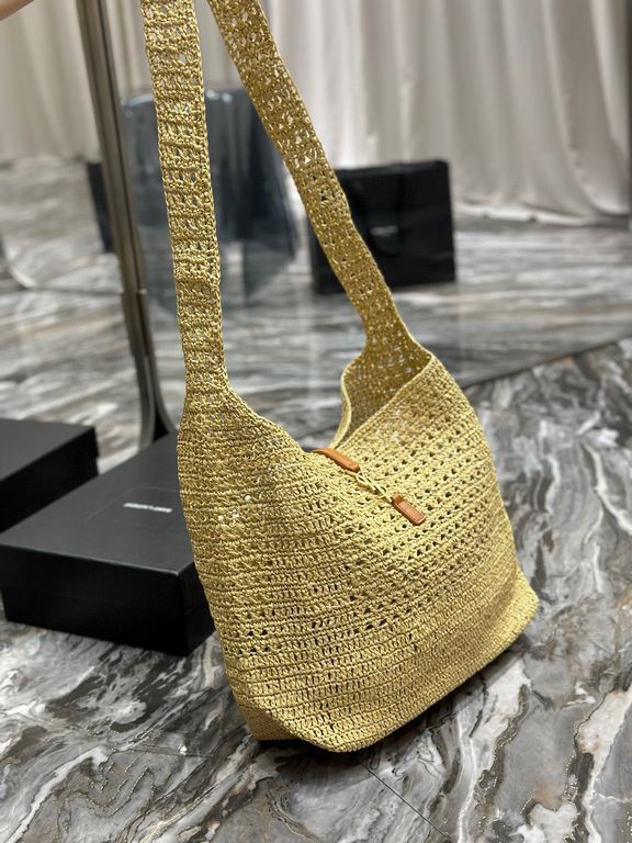 [In stock in seconds]  handmade woven bag_Full of artistic flavor ~ raffia weaving is very solid, super texture  daily with private wear can not go wrong with the single product natural wind design as if it can breathe  