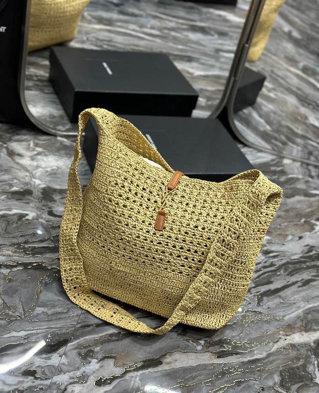 [In stock in seconds]  handmade woven bag_Full of artistic flavor ~ raffia weaving is very solid, super texture  daily with private wear can not go wrong with the single product natural wind design as if it can breathe  