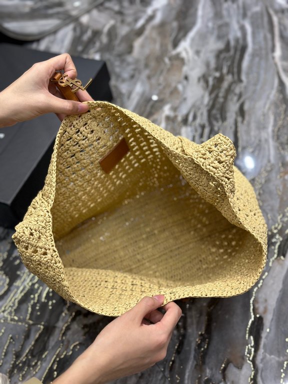 [In stock in seconds]  handmade woven bag_Full of artistic flavor ~ raffia weaving is very solid, super texture  daily with private wear can not go wrong with the single product natural wind design as if it can breathe  