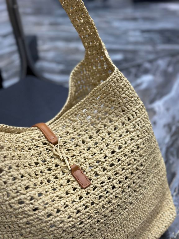 [In stock in seconds]  handmade woven bag_Full of artistic flavor ~ raffia weaving is very solid, super texture  daily with private wear can not go wrong with the single product natural wind design as if it can breathe  