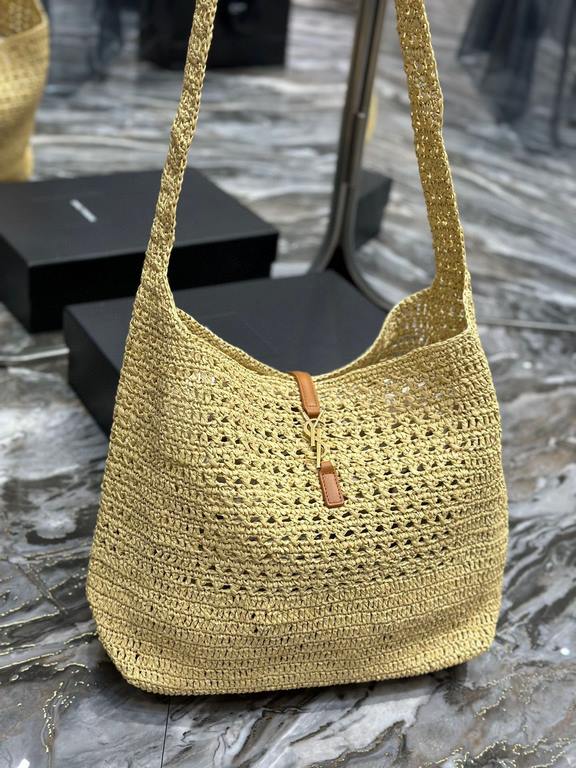 [In stock in seconds]  handmade woven bag_Full of artistic flavor ~ raffia weaving is very solid, super texture  daily with private wear can not go wrong with the single product natural wind design as if it can breathe  