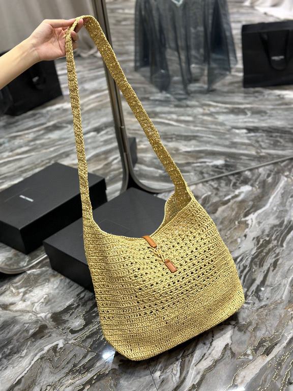 [In stock in seconds]  handmade woven bag_Full of artistic flavor ~ raffia weaving is very solid, super texture  daily with private wear can not go wrong with the single product natural wind design as if it can breathe  