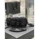 [In stock in seconds]Black patent leather with black buckle_            Top imported cowhide leather camera bag, ZP open molded and typed to be exactly the same! Very delicate! With fashion tassel charm! Leather inside a