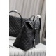 [Original]Black with silver buckle_New ES GIANT Quilted Leather Travel BagDesigned with the spirit of travel in mind, the bag is designed with its oversized, curved and casual shape, with double-length handles and detach