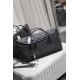 [Original]Black with silver buckle_New ES GIANT Quilted Leather Travel BagDesigned with the spirit of travel in mind, the bag is designed with its oversized, curved and casual shape, with double-length handles and detach