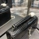 [In stock in seconds]#          #Black Silver Buckle Crocodile_Coming! Coming! The new Sunset Bag Crocodile Print version it's here! Continuing the classic SUNSET flap shape silhouette, a series of small changes to the d