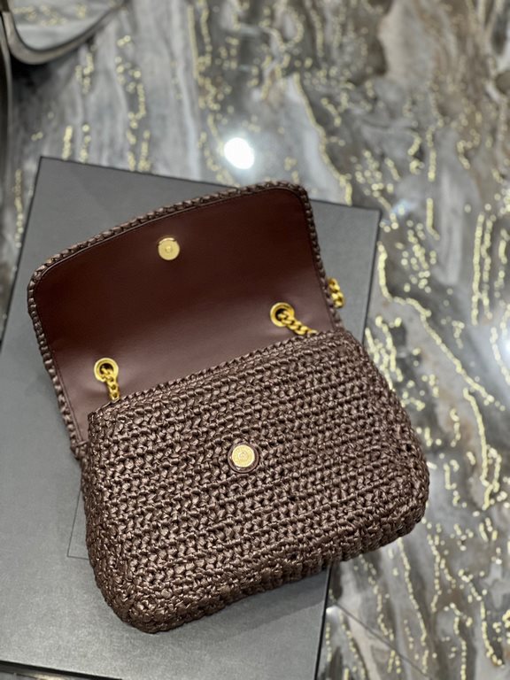 [In stock in seconds]  straw woven bag fast fallNiki woven bag to la~Full of artistic atmosphere , Raffia grass weaving is very solid, super texture, French lazy wind, daily with private clothes will not be wrong single 