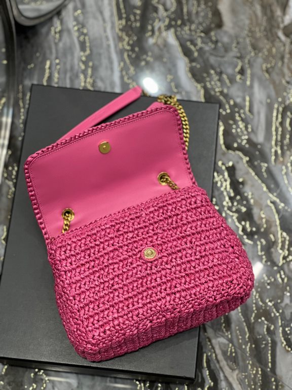 [In stock in seconds]  straw woven bag fast fallNiki woven bag to la~Full of artistic atmosphere , Raffia grass weaving is very solid, super texture, French lazy wind, daily with private clothes will not be wrong single 