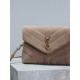 Loulou 20cm-Dark Apricot FrostedY family classic explosive models! The most practical and versatile, imported Italian cowhide leather carefully crafted, feel great! The bag is ultra-lightweight, not the slightest sense o