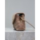 Loulou 20cm-Dark Apricot FrostedY family classic explosive models! The most practical and versatile, imported Italian cowhide leather carefully crafted, feel great! The bag is ultra-lightweight, not the slightest sense o