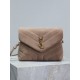 Loulou 20cm-Dark Apricot FrostedY family classic explosive models! The most practical and versatile, imported Italian cowhide leather carefully crafted, feel great! The bag is ultra-lightweight, not the slightest sense o