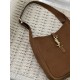 [Original] Brown Frosted Leather_LE 5A7 Underarm Bag This year's hot vintage underarm bag has been very popular, the leather is fine and smooth, the bag design is simple and high-class, the capacity is enough to use, lig