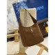 [Original] Brown Frosted Leather_LE 5A7 Underarm Bag This year's hot vintage underarm bag has been very popular, the leather is fine and smooth, the bag design is simple and high-class, the capacity is enough to use, lig