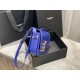 [In stock in seconds]  electric blue original leather_23cm                ]2020 IT BAG_Be sure to fire models, not yet listed on the attack on the entire fashion circle, nostalgic left bank, inspired by the Paris left ba