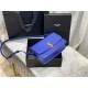 [In stock in seconds]  electric blue original leather_23cm                ]2020 IT BAG_Be sure to fire models, not yet listed on the attack on the entire fashion circle, nostalgic left bank, inspired by the Paris left ba