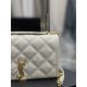 Becky_22.5cm White#Becky diamond quilted lambskin chain bag.This bag is one of the most beautiful pieces in the Love at First Sight collection! The diamond-shaped quilted pattern gives off a diamond-like luster! The gold