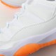 Air Jordan AJ11 Low "Bright Citrus" Low Top White Orange XMRWY